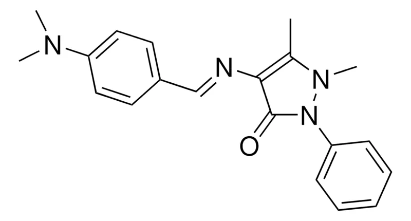 Sigma-Aldrich 2,3-DIMETHYL-4-(4-(DIMETHYLAMINO)BENZYLIDENEAMINO)-1-PHENYL-3-PYRAZOLIN-5-ONE,AldrichCPR