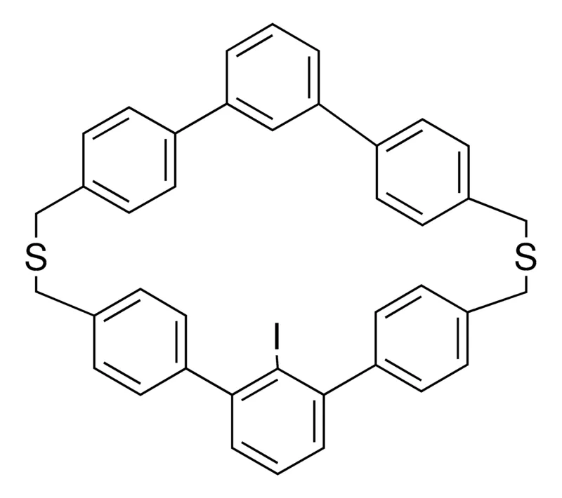 Sigma-Aldrich 37-IODO-12,28-DITHIAHEPTACYCLO[28.2.2.2(7,10).2(14,17).2(23,26).1(2,6).1(18,22)]DOTETRACONTA-1(32),2(42),3,5,7,9,14,16,18(37),19,21,23,25,30,33,35,38,40-OCTADECAENE，AldrichCPR