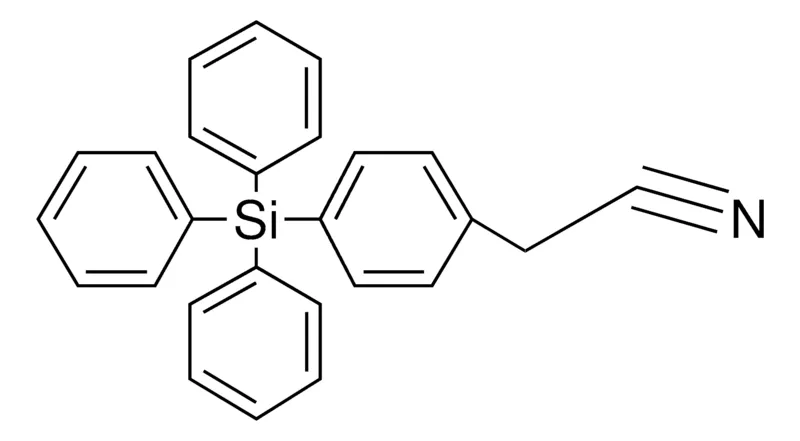 Sigma-Aldrich 4-(TRIPHENYLSILYL)BENZYL CYANIDE,AldrichCPR