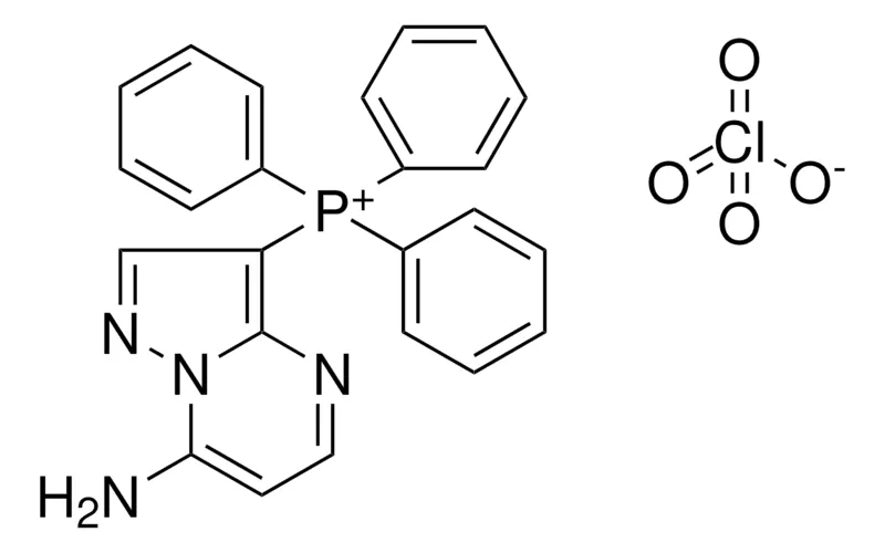 Sigma-Aldrich (7-AMINO-PYRAZOLO(1,5-A)PYRIMIDIN-3-YL)-TRIPHENYL-PHOSPHONIUM, PERCHLORATE,AldrichCPR