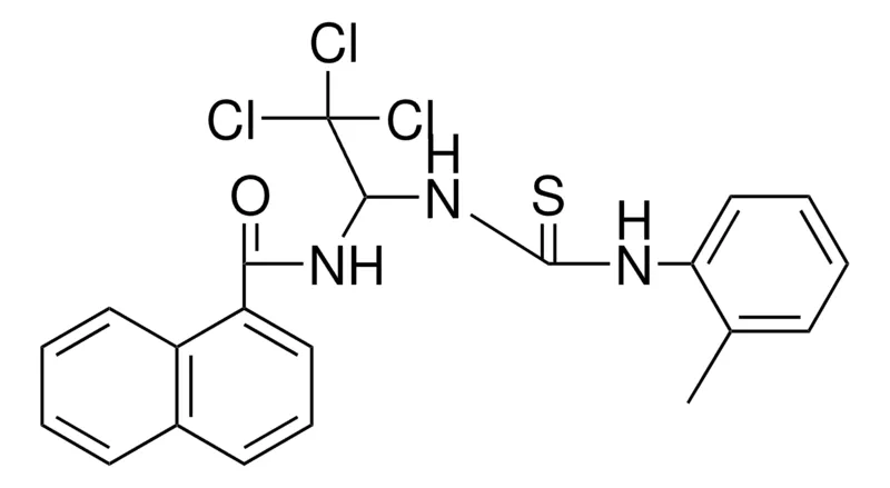 Sigma-Aldrich NAPHTHALENE-CARBOXYLIC ACID (2,2,2-TRICHLORO-1-(3-O-TOLYL-THIOUREIDO)-ET)-AMIDE,AldrichCPR