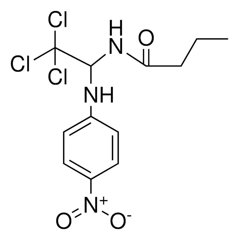 Sigma-Aldrich N-(2,2,2-TRICHLORO-1-(4-NITRO-PHENYLAMINO)-ETHYL)-BUTYRAMIDE,AldrichCPR