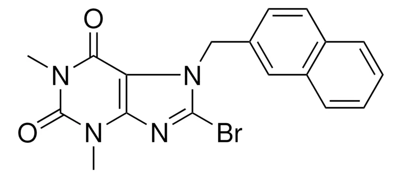 Sigma-Aldrich 8-BROMO-1,3-DIMETHYL-7-(2-NAPHTHYLMETHYL)-3,7-DIHYDRO-1H-PURINE-2,6-DIONE，AldrichCPR
