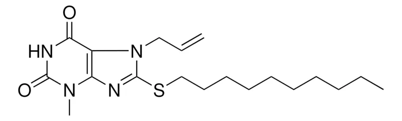 Sigma-Aldrich 7-ALLYL-8-DECYLSULFANYL-3-METHYL-3,7-DIHYDRO-PURINE-2,6-DIONE,AldrichCPR