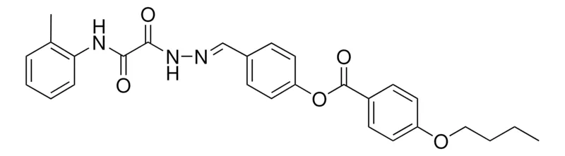 Sigma-Aldrich 4-(2-(OXO(2-TOLUIDINO)ACETYL)CARBOHYDRAZONOYL)PHENYL 4-BUTOXYBENZOATE,AldrichCPR