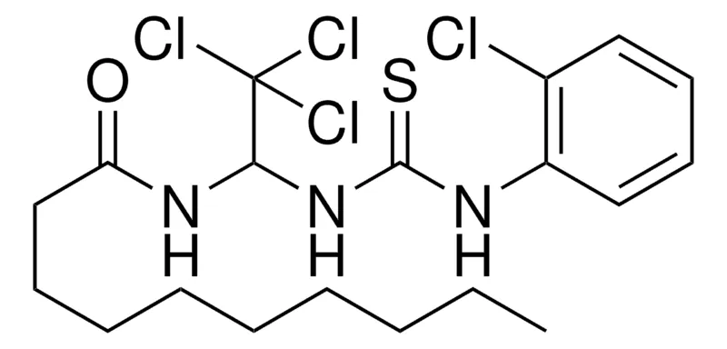 Sigma-Aldrich DECANOIC ACID (2,2,2-TRICHLORO-1-(3-(2-CHLORO-PHENYL)-THIOUREIDO)-ETHYL)-AMIDE,AldrichCPR