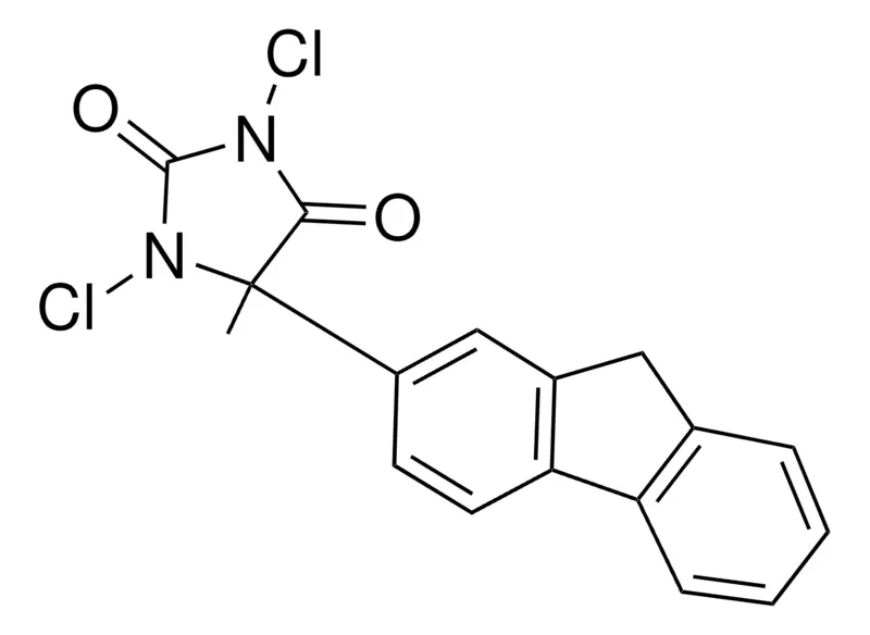 Sigma-Aldrich 1,3-DICHLORO-5-(2-FLUORENYL)-5-METHYLHYDANTOIN,AldrichCPR