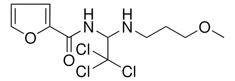 Sigma-Aldrich FURAN-2-CARBOXYLIC ACID (2,2,2-TRICHLORO-1-(3-METHOXY-PROPYLAMINO)-ETHYL)-AMIDE,AldrichCPR