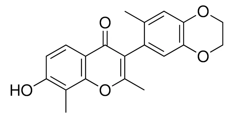 Sigma-Aldrich 7-HO-2,8-DIMETHYL-3-(7-METHYL-2,3-DIHYDRO-BENZO(1,4)DIOXIN-6-YL)-CHROMEN-4-ONE,AldrichCPR