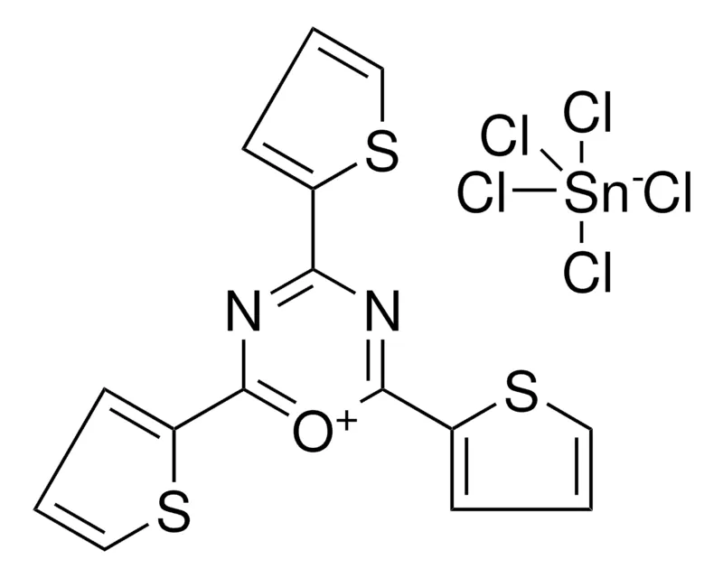 Sigma-Aldrich 2,4,6-TRI(2-THIENYL)-1,3,5-OXADIAZIN-1-IUM PENTACHLOROSTANNATE(1-),AldrichCPR
