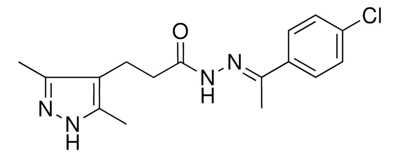 Sigma-Aldrich 3-(3,5-DIMETHYL-1H-PYRAZOL-4-YL)PROPIONIC ACID (1-(4-CL-PH)-ETHYLIDENE)HYDRAZIDE,AldrichCPR