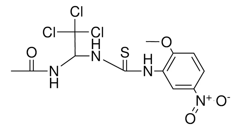 Sigma-Aldrich N-(2,2,2-TRICHLORO-1-(3-(2-METHOXY-5-NITRO-PHENYL)-THIOUREIDO)-ETHYL)-ACETAMIDE,AldrichCPR