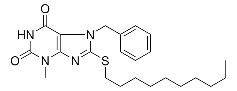 Sigma-Aldrich 7-BENZYL-8-DECYLSULFANYL-3-METHYL-3,7-DIHYDRO-PURINE-2,6-DIONE,AldrichCPR