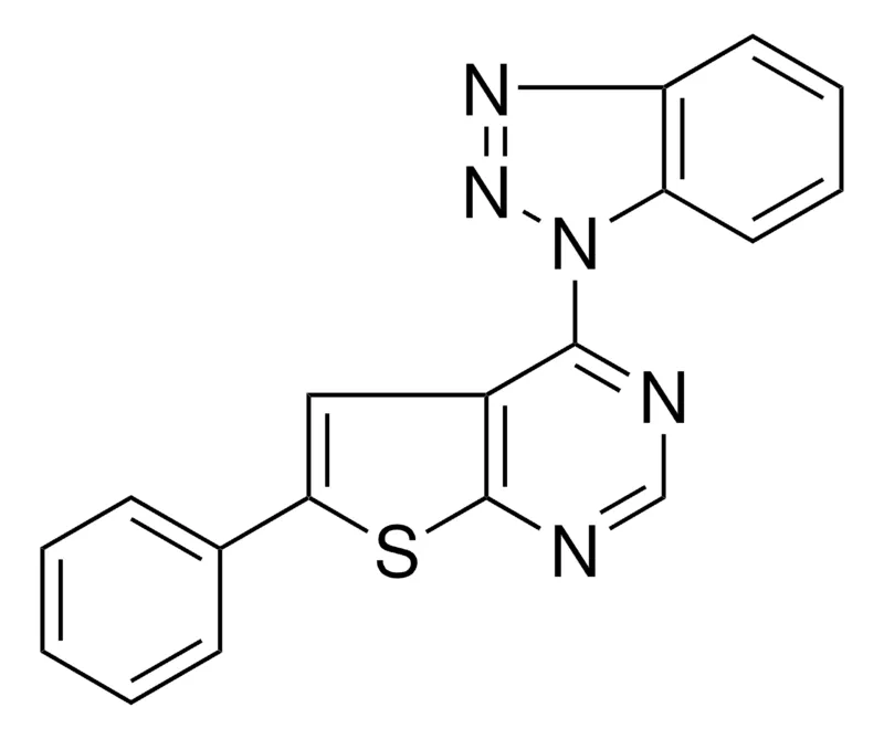 Sigma-Aldrich 4-(1H-1,2,3-BENZOTRIAZOL-1-YL)-6-PHENYLTHIENO(2,3-D)PYRIMIDINE,AldrichCPR