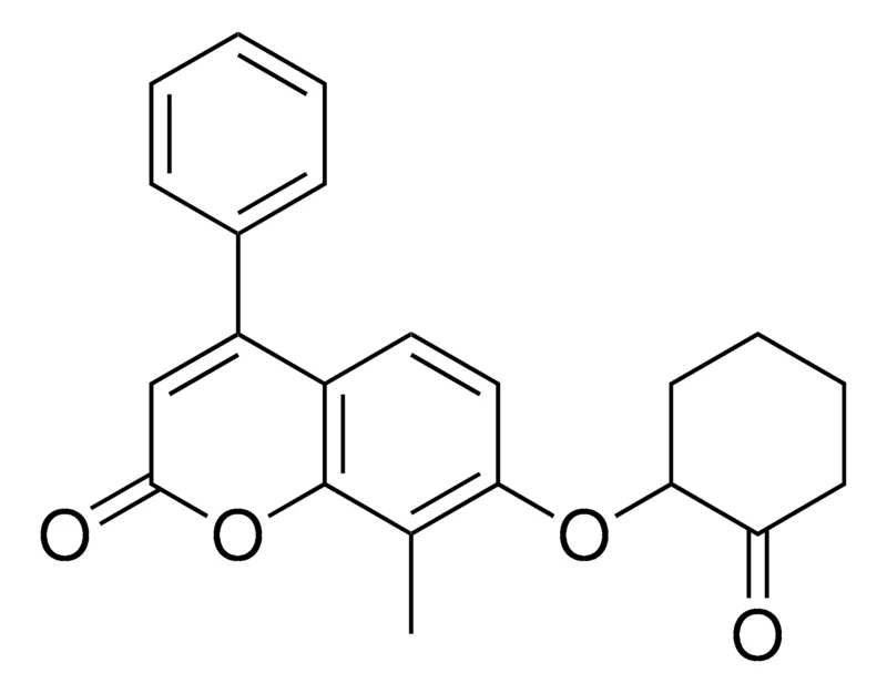 Sigma-Aldrich 8-METHYL-7-(2-OXO-CYCLOHEXYLOXY)-4-PHENYL-CHROMEN-2-ONE,AldrichCPR