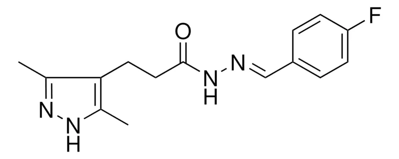 Sigma-Aldrich 3-(3,5-DIMETHYL-1H-PYRAZOL-4-YL)-PROPIONIC ACID (4-FLUORO-BENZYLIDENE)-HYDRAZIDE,AldrichCPR