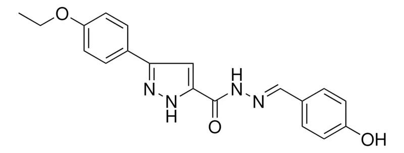 Sigma-Aldrich 5-(4-ETHOXY-PH)-2H-PYRAZOLE-3-CARBOXYLIC ACID (4-HYDROXY-BENZYLIDENE)-HYDRAZIDE,AldrichCPR
