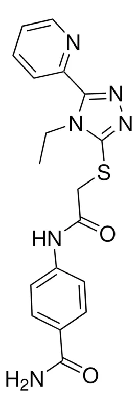 Sigma-Aldrich 4-((((4-ETHYL-5-(2-PYRIDINYL)-4H-1,2,4-TRIAZOL-3-YL)THIO)ACETYL)AMINO)BENZAMIDE，AldrichCPR