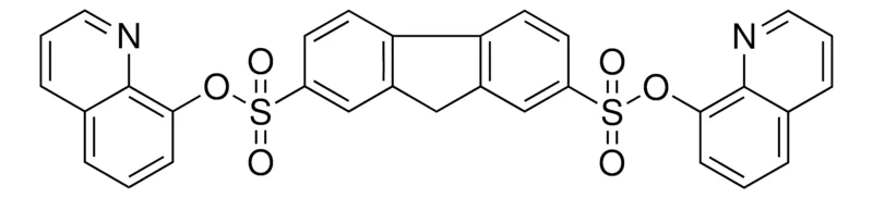 Sigma-Aldrich 9H-FLUORENE-2,7-DISULFONIC ACID DIQUINOLIN-8-YL ESTER,AldrichCPR