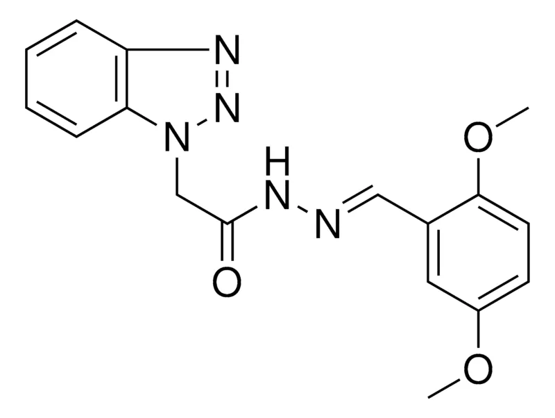 Sigma-Aldrich 2-BENZOTRIAZOL-1-YL-ACETIC ACID (2,5-DIMETHOXY-BENZYLIDENE)-HYDRAZIDE,AldrichCPR