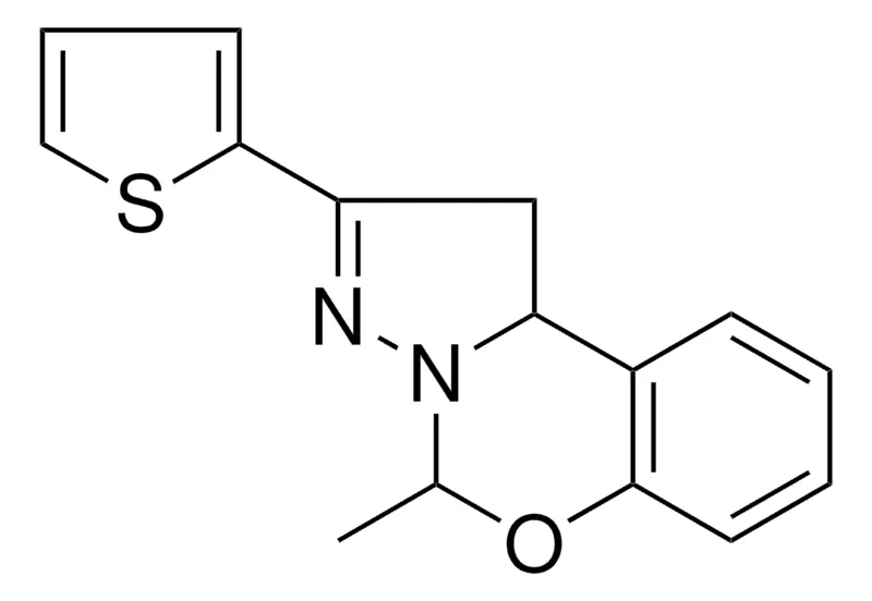 Sigma-Aldrich 4-METHYL-2-THIOPHEN-2-YL-1,9B-DIHYDRO-5-OXA-3,3A-DIAZA-CYCLOPENTA(A)NAPHTHALENE,AldrichCPR