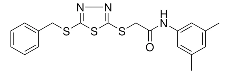 Sigma-Aldrich 2-((5-(BENZYLTHIO)-1,3,4-THIADIAZOL-2-YL)THIO)-N-(3,5-DIMETHYLPHENYL)ACETAMIDE,AldrichCPR