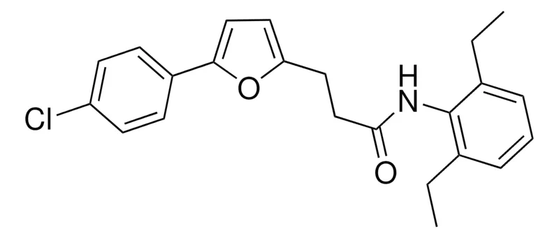 Sigma-Aldrich 3-(5-(4-CHLOROPHENYL)-2-FURYL)-N-(2,6-DIETHYLPHENYL)PROPANAMIDE,AldrichCPR