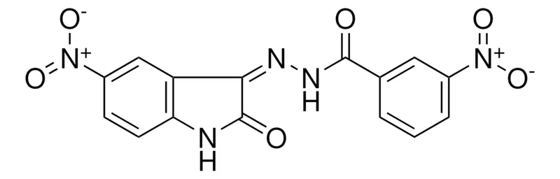 Sigma-Aldrich 3-NITRO-BENZOIC ACID (5-NITRO-2-OXO-1,2-DIHYDRO-INDOL-3-YLIDENE)-HYDRAZIDE,AldrichCPR