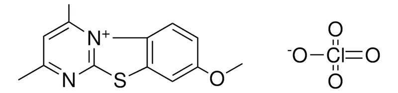 Sigma-Aldrich 7-METHOXY-2,4-DIMETHYL-9-THIA-1-AZA-4A-AZONIA-FLUORENE, PERCHLORATE,AldrichCPR