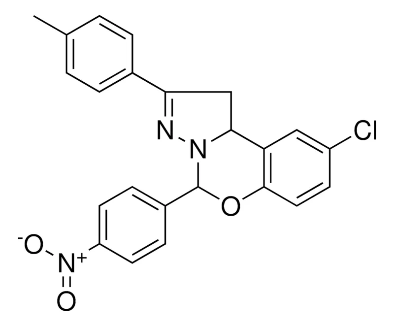 Sigma-Aldrich 8-CL-4-(4-NITRO-PH)-2-P-TOLYL-1,9B-2H-5-OXA-3,3A-DIAZA-CYCLOPENTA(A)NAPHTHALENE,AldrichCPR