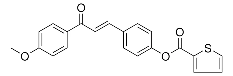 Sigma-Aldrich THIOPHENE-2-CARBOXYLIC ACID 4-(3-(4-METHOXY-PHENYL)-3-OXO-PROPENYL)-PHENYL ESTER，AldrichCPR