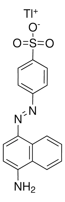 Sigma-Aldrich 4-(4-AMINO-1-NAPHTHYLAZO)BENZENESULFONIC ACID, THALLIUM SALT,AldrichCPR