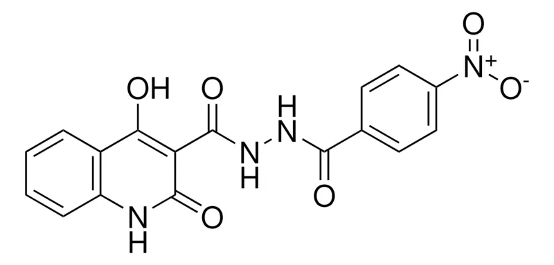 Sigma-Aldrich 4-NITRO-BENZOIC ACID N'-(4-HO-2-OXO-1,2-DIHYDRO-QUINOLINE-3-CARBONYL)-HYDRAZIDE,AldrichCPR