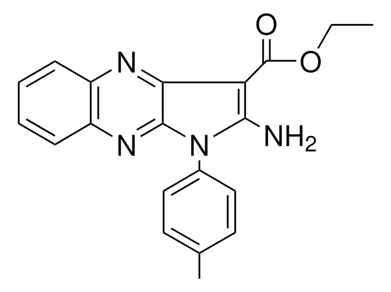 Sigma-Aldrich 2-AMINO-1-P-TOLYL-1H-PYRROLO(2,3-B)QUINOXALINE-3-CARBOXYLIC ACID ETHYL ESTER,AldrichCPR