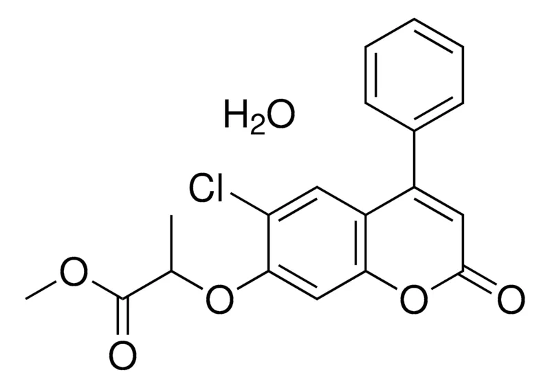 Sigma-Aldrich METHYL 2-((6-CHLORO-2-OXO-4-PHENYL-2H-CHROMEN-7-YL)OXY)PROPANOATE HYDRATE，AldrichCPR