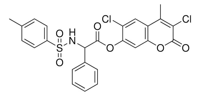 Sigma-Aldrich PH-(TOLUENE-4-SULFONYLAMINO)ACETIC ACID 3,6-DI-CL-4-ME-2-OXO-2H-CHROMEN7YL ESTER,AldrichCPR