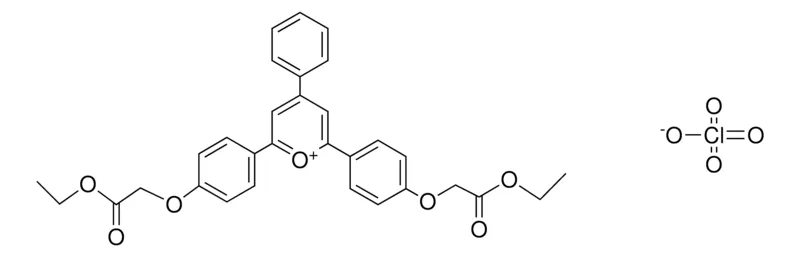 Sigma-Aldrich 2,6-BIS-(4-ETHOXYCARBONYLMETHOXY-PHENYL)-4-PHENYL-PYRANYLIUM, PERCHLORATE,AldrichCPR