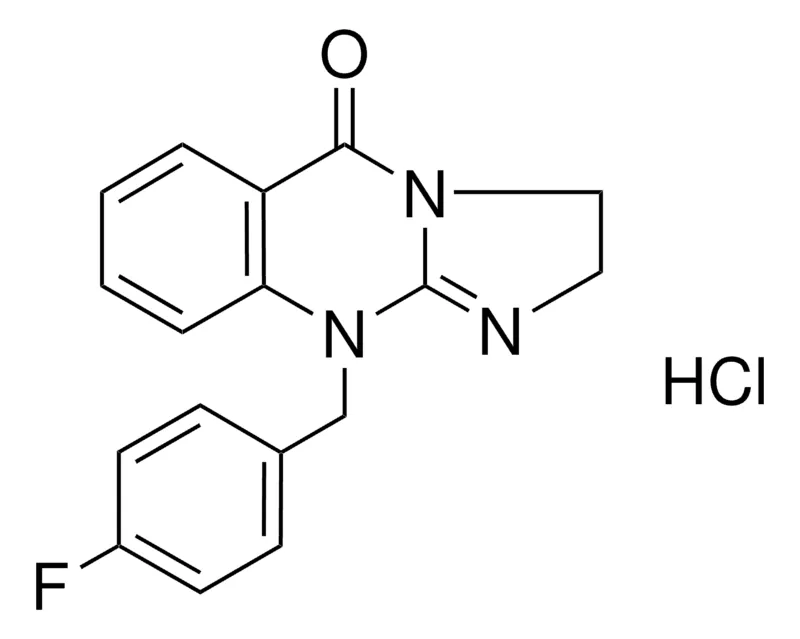 Sigma-Aldrich 10-(4-FLUOROBENZYL)-2,10-DIHYDROIMIDAZO-(2,1-B)QUINAZOLIN-5(3H)-ONE HCL,AldrichCPR