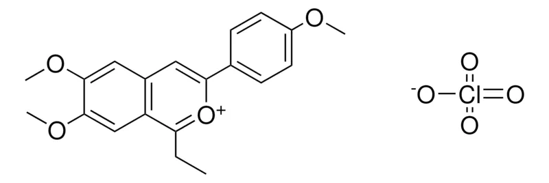 Sigma-Aldrich 1-ETHYL-6,7-DIMETHOXY-3-(4-METHOXY-PHENYL)-ISOCHROMENYLIUM, PERCHLORATE,AldrichCPR