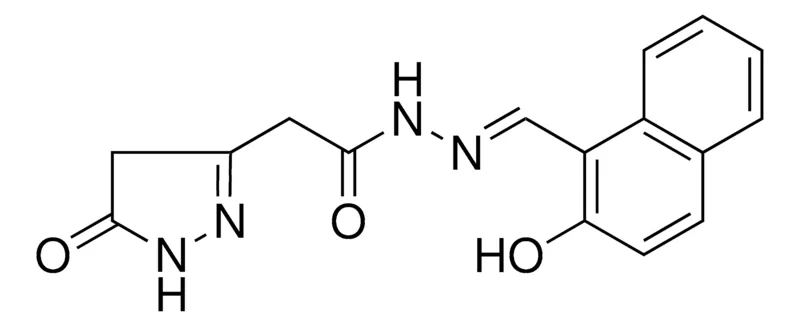 Sigma-Aldrich N'((2-HO-1-NAPHTHYL)METHYLENE)2(5-OXO-4,5-DIHYDRO-1H-PYRAZOL-3-YL)ACETOHYDRAZIDE,AldrichCPR