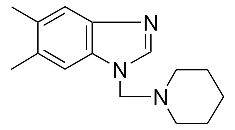 Sigma-Aldrich 5,6-DIMETHYL-1-(PIPERIDINOMETHYL)BENZIMIDAZOLE,AldrichCPR