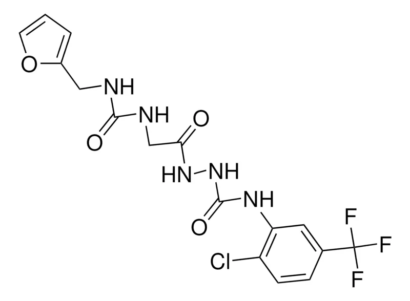 Sigma-Aldrich 2-(FURFURYLUREIDO)ACETIC N2-(N-(2-CL-5-TRIFLUOROMETHYL-PH)CARBAMOYL)HYDRAZIDE，AldrichCPR