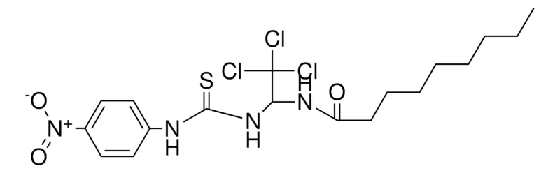 Sigma-Aldrich NONANOIC ACID (2,2,2-TRICHLORO-1-(3-(4-NITRO-PHENYL)-THIOUREIDO)-ETHYL)-AMIDE，AldrichCPR