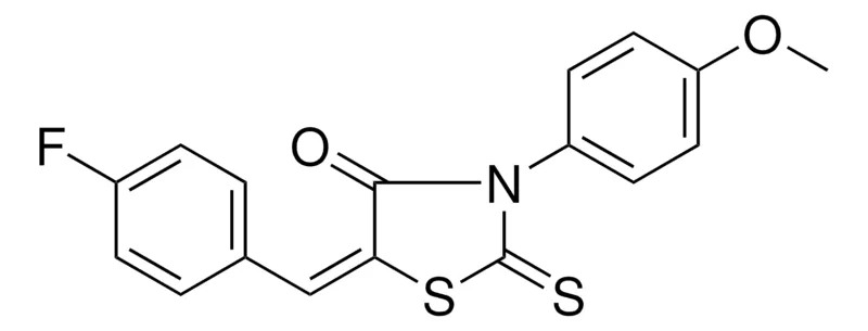 Sigma-Aldrich 5-(4-FLUORO-BENZYLIDENE)-3-(4-METHOXY-PHENYL)-2-THIOXO-THIAZOLIDIN-4-ONE,AldrichCPR