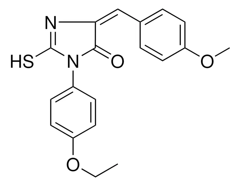 Sigma-Aldrich 3(4-ETHOXY-PH)-2-MERCAPTO-5-(4-METHOXYBENZYLIDENE)-3,5-DIHYDRO-4H-IMIDAZOL-4-ONE,AldrichCPR