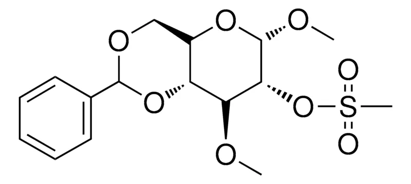 Sigma-Aldrich METHANESULFONIC ACID 6,8-DIMETHOXY-2-PH-6H-PYRANO(3,2-D)(1,3)DIOXIN-7-YL ESTER,AldrichCPR