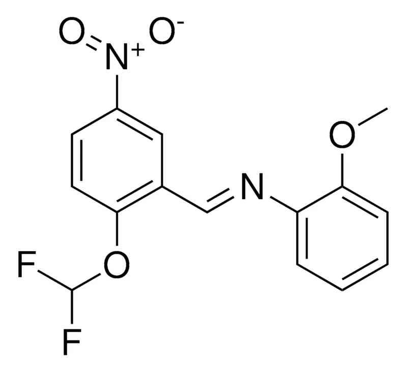 Sigma-Aldrich (2-DIFLUOROMETHOXY-5-NITRO-BENZYLIDENE)-(2-METHOXY-PHENYL)-AMINE,AldrichCPR