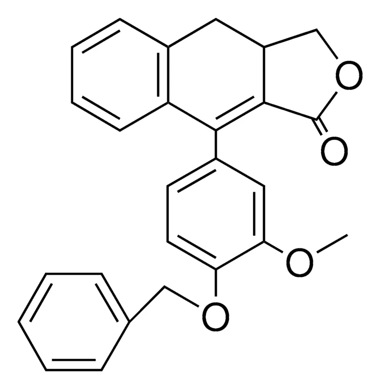 Sigma-Aldrich 9-(4-BENZYLOXY-3-METHOXY-PHENYL)-3A,4-DIHYDRO-3H-NAPHTHO(2,3-C)FURAN-1-ONE,AldrichCPR