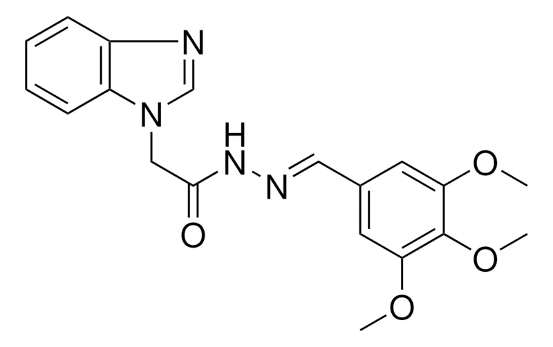 Sigma-Aldrich 2-BENZOIMIDAZOL-1-YL-ACETIC ACID (3,4,5-TRIMETHOXY-BENZYLIDENE)-HYDRAZIDE,AldrichCPR