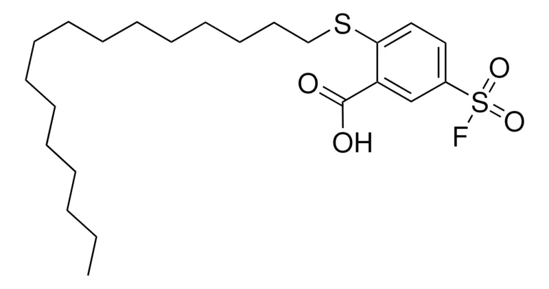 Sigma-Aldrich 5-FLUOROSULFONYL-2-(HEXADECYLTHIO)BENZOIC ACID,AldrichCPR